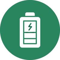 Charging Battery Creative Icon Design vector