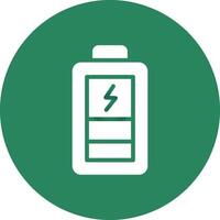 Charging Battery Creative Icon Design vector