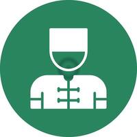 Receptionist Creative Icon Design vector