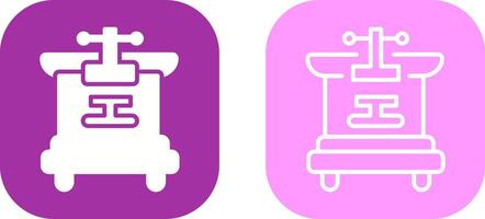 Machine Press Vector Icon