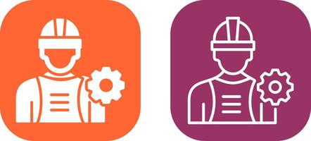 Industry Worker Vector Icon