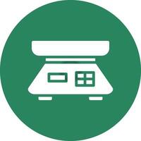 Food Scale Creative Icon Design vector