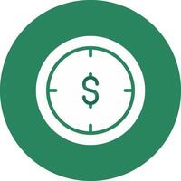 Money Hour Creative Icon Design vector