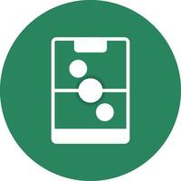 Glyph Circle Gradient Design vector