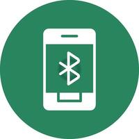 Bluetooth Creative Icon Design vector