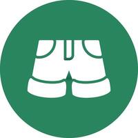 Shorts Creative Icon Design vector