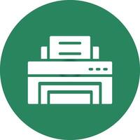 Printer Creative Icon Design vector