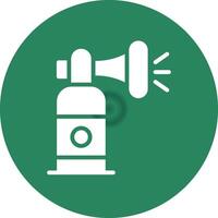 Air Horn Creative Icon Design vector