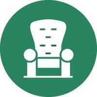 Throne Creative Icon Design vector