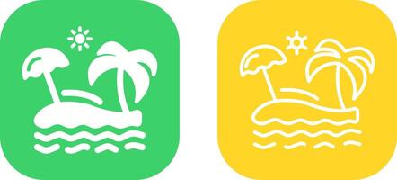 Beach Vector Icon