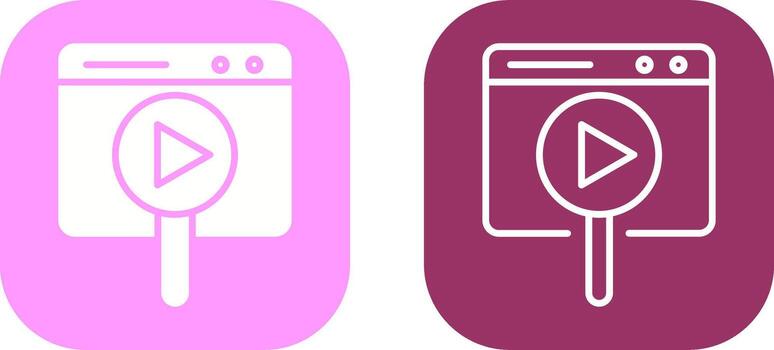 multimedia navegador vector icono