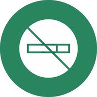No Smoke Creative Icon Design vector