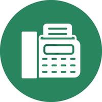 Fax Creative Icon Design vector