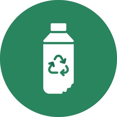 Water Bottle Creative Icon Design