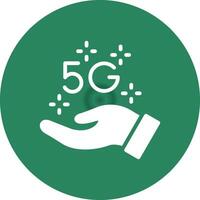 5G Creative Icon Design vector