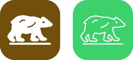 Polar Bear Vector Icon