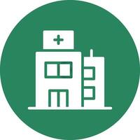 diseño de icono creativo de hospital vector