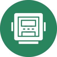 Electric Meter Creative Icon Design vector