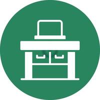 Desk Creative Icon Design vector