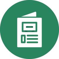 Brochure Creative Icon Design vector