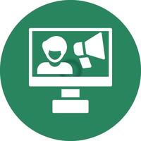 Advertising Creative Icon Design vector