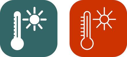 icono de vector de temperatura