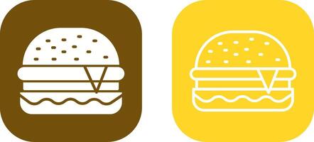 icono de vector de hamburguesa