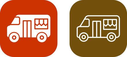 Fast Food Truck Vector Icon