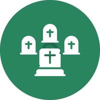 Graveyard Creative Icon Design vector