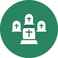 Graveyard Creative Icon Design vector