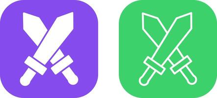 Two Swords Vector Icon