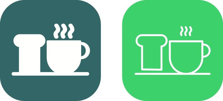 icono de vector de desayuno