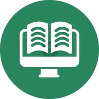 Online Learning Creative Icon Design vector