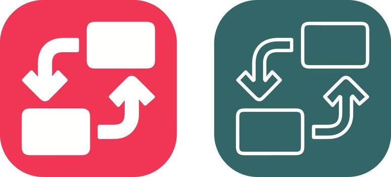 icono de vector de reemplazo