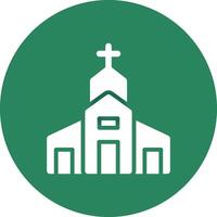 diseño de icono creativo de iglesia vector