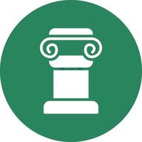 Pillar Creative Icon Design vector