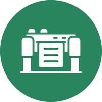 diseño de icono creativo de plotter vector