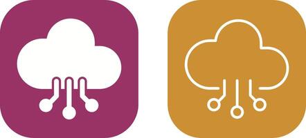 Cloud Computing Vector Icon