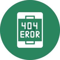 Error Creative Icon Design vector