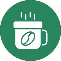 Glyph Circle Gradient Design vector