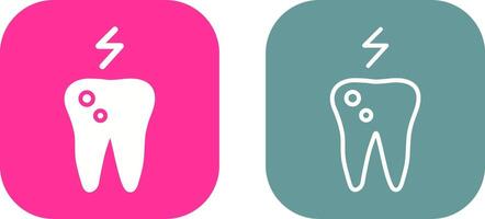 Toothache And Plaque Vector Icon