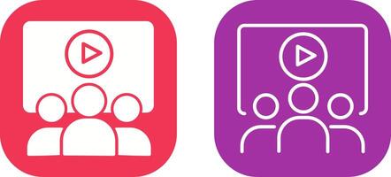 Online Course Vector Icon