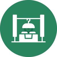 Clothes Rack Creative Icon Design vector