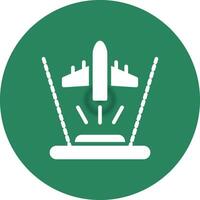 Ar Flight Training Creative Icon Design vector