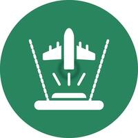 Ar Flight Training Creative Icon Design vector