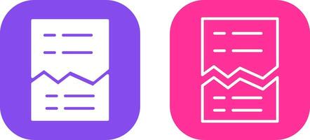 Corrupted List Vector Icon