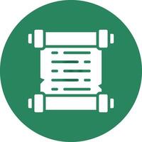Scroll Creative Icon Design vector