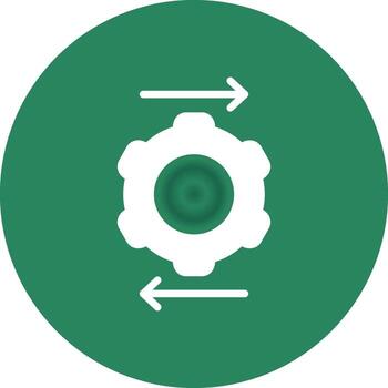 Machine to Machine Creative Icon Design vector