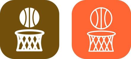 icono de vector de baloncesto