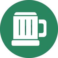 Pint Of Beer Creative Icon Design vector